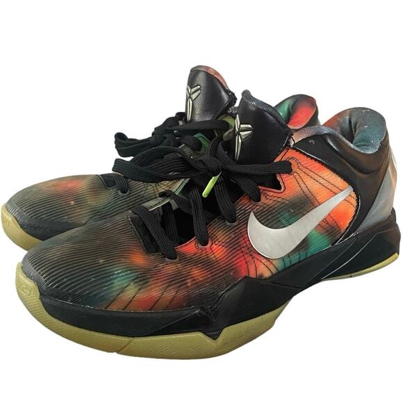 Nike Zoom Kobe 7 VII Galaxy All Star 2012 Size 8.5 Black Silver 520810-001 main image 6